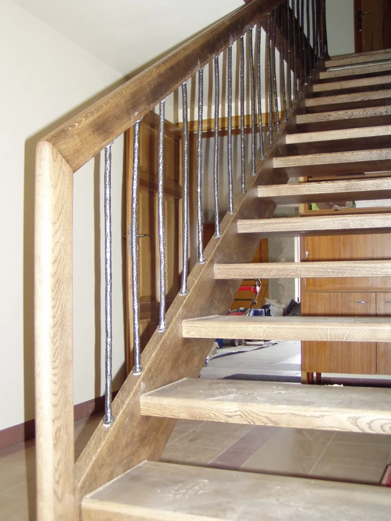 Decorative metal stairs