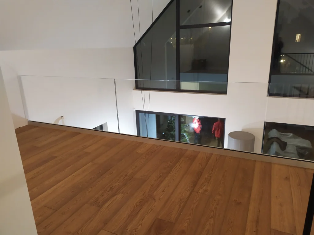 Balustrady szklane