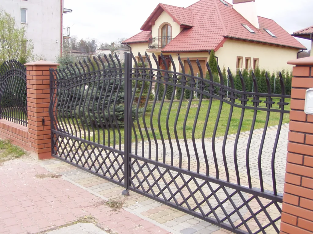 Decorative metal fences