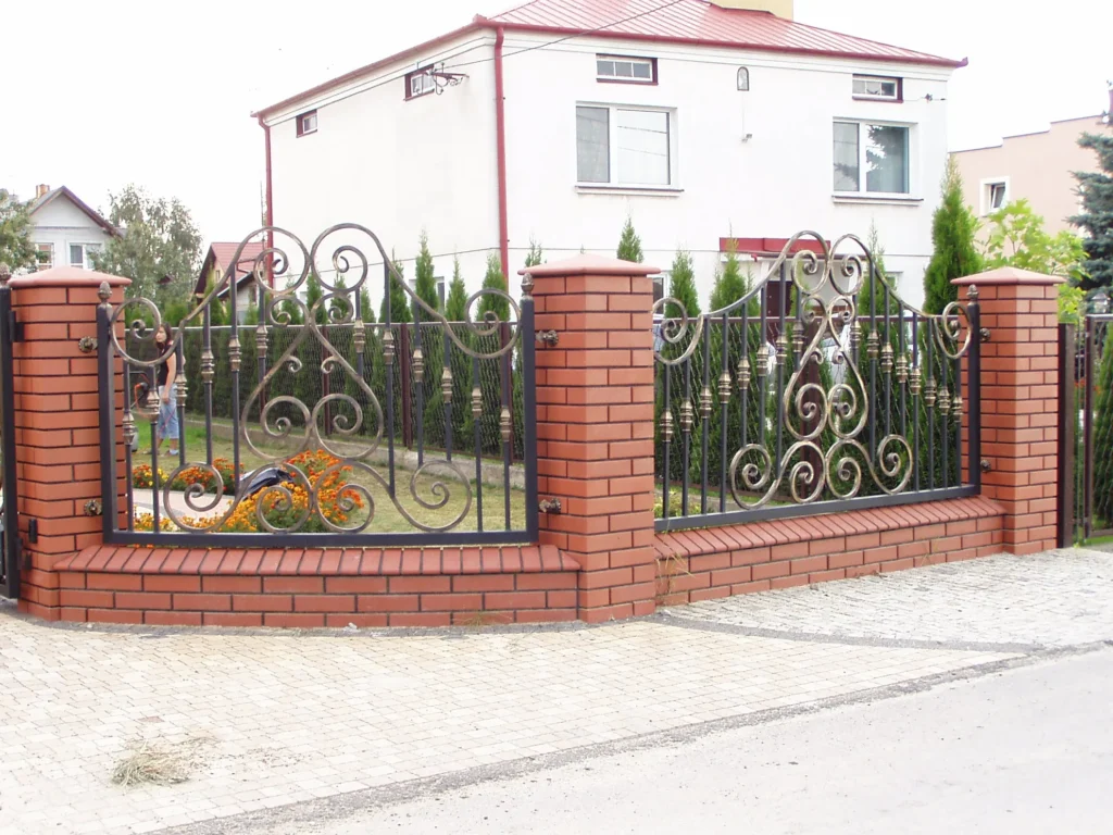 Decorative metal fences