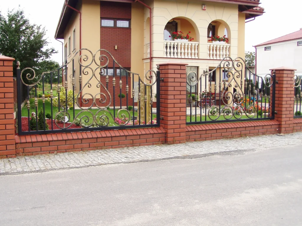 Decorative metal fences