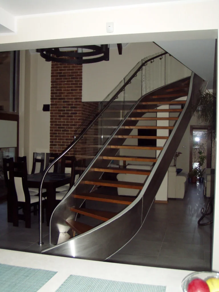 Stainless steel stairs