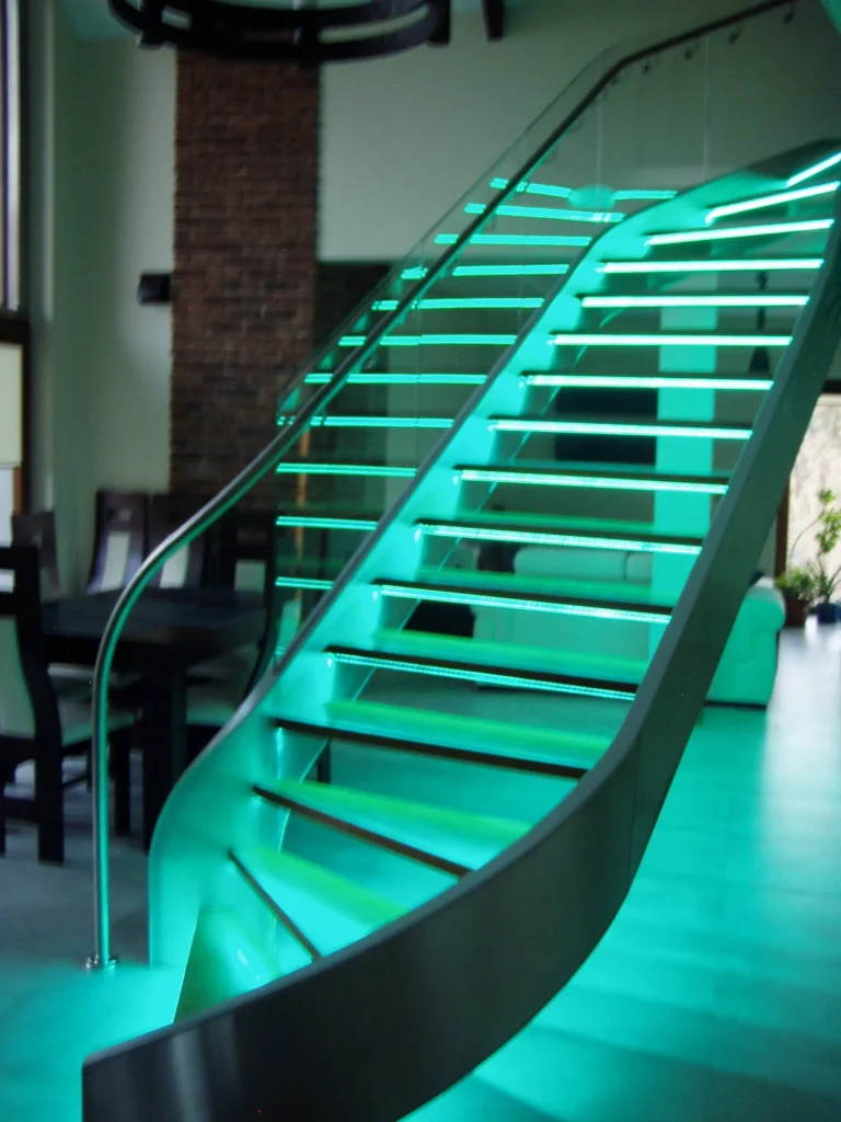 Stainless steel stairs