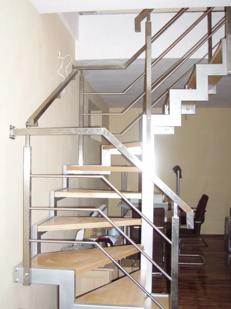 Stainless steel stairs